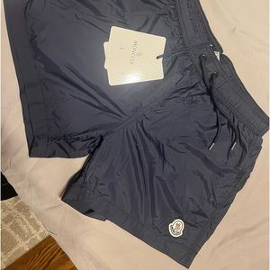 Moncler Navy Blue Swim Trunks
